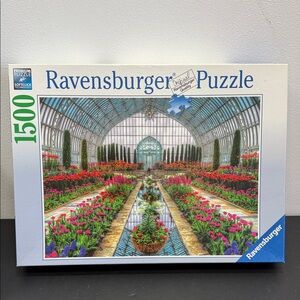 Ravensburger 🔴2/$25🔴Atrium Garden 1500 Piece Jigsaw Puzzle for Adults